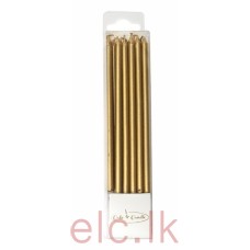 Candles - Gold Tall 12cm