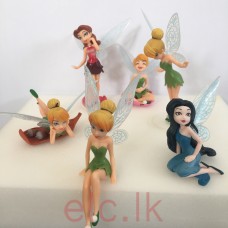 CAKE TOPPER, Tinkerbell Figurines Set of 6