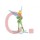 CAKE TOPPER FIGURE, Disney TINKERBELL Winter Fairy 10cm