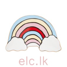 Novelty Nibble Plate - Rainbow