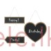 Black board signage pack of 3