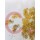 Glitter Picks - Merry Christmas Gold 6cm
