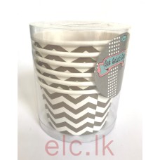 Chevron GELATE CUP 6pk GOLD