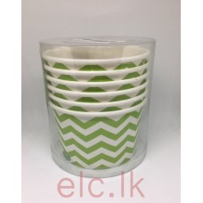 Chevron GELATE CUP 6pk LIME GREEN