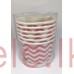 Chevron GELATE CUP 6pk BABY PINK