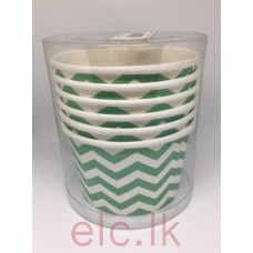 Chevron GELATE CUP 6pk Electric GREEN