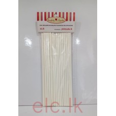 Lollipop sticks - PAPER 20 in a pack 6 X 5/32 inches (15cm)