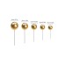 Faux Ball Cake Topper - Gold