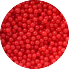 SUGAR PEARLS - 4mm RED (20g)