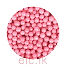 New ELC Sugar Pearls -  5mm Pearlised LOLLY PINK (20g)
