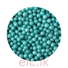 New ELC Sugar Pearls -  5mm Pearlised Teal (20g)