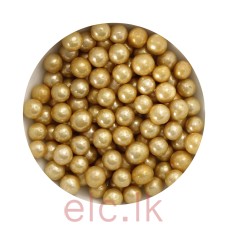 SUGAR PEARLS - 6mm GOLD (20g)