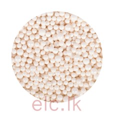 New ELC Sugar Pearls -  2-4mm Pearlised White (20g)