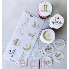 EDIBLE WAFER TOPPERS SET - EID 3
