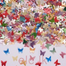 Edible Glitter Flakes - BUTTERFLIES multi color