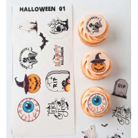 Edible Wafer Toppers Set - Halloween - 1