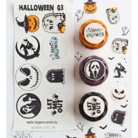 Edible Wafer Toppers Set - Halloween - 3