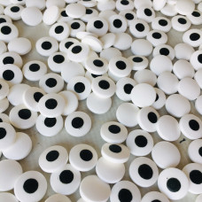 Icing Shapes Sugar Eyes BLACK & WHITE - 19mm Each