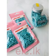 Dragees Rods - SPRINKS - AQUA METALLIC 25g 