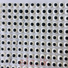 Icing Shapes Sugar Eyes BLACK and WHITE - 9.5mm Each