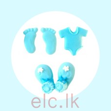 Elc Sugar Shapes Baby Boy Blue Mix - 3D - 5Pieces