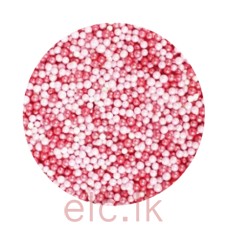 Nonpareils - New ELC Red /pink / white Mix - (25g)