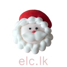 Sugar Shapes - Sugar SANTA FACE - 3D Large 40mm