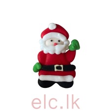 Sugar Shapes - Sugar WAVING SANTA - 3D  20x40mm 