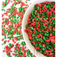 Icing Shapes - Red & Green Trees (25g)