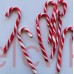 Candy canes - RED & WHITE 12cm