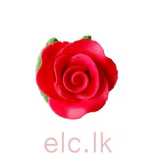 Icing Shapes - Sugar Flowers Rose RED - 3D