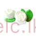 Icing Shapes - Sugar Flowers Rose WHITE - 3D