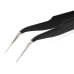 Tweezer Tool Fine tip curved - Black