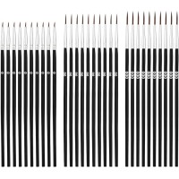 Paint Brushes Fine Tip Paint Brush with 3 Sizes