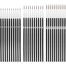 Paint Brushes Fine Tip Paint Brush with 3 Sizes