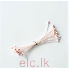 Flower Stamens  - ROUND Pink small 15pcs