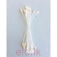 Flower Stamens - White 15pcs