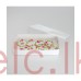 Loyal Biscuit Box Rectangle With Clear Lid 9 x 4.5 x 1.5 Inch