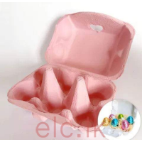 Easter Egg Carton - 6 cavity - Pink