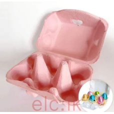 Easter Egg Carton - 6 cavity - Pink