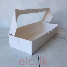 Brownie Box With Window - 12 pieces IVORY