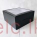 Cake Box BLACK - 10 x 10 x 6 inch with window