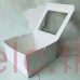 Cake Box IVORY - 10 x 10 x 6 inch with window