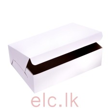 Cake Box - 16 x 20 x 4 Inch WHITE Rectangular 