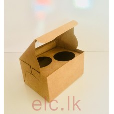 Cupcake Box with insert - 2 holes CRAFT