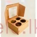 Cupcake Box with insert - 4 holes Craft