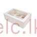 Cupcake Box with insert - 6 holes WHITE