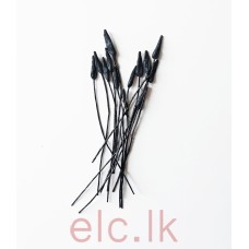 Flower Stamens - Long Grain Head Black 15pcs