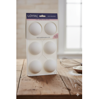 Loyal - 6 Half Sphere Silicone Mould 70mm