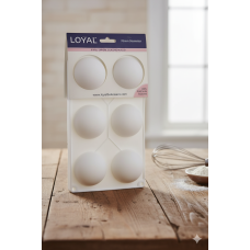 Loyal - 6 Half Sphere Silicone Mould 70mm